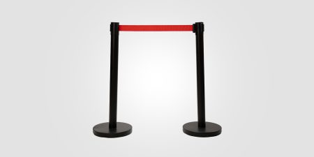 Stanchion post black